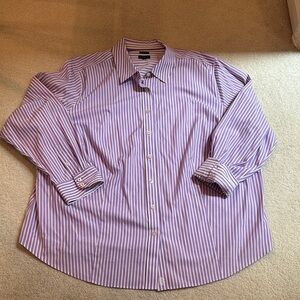Talbots Women’s Lavender Striped Dress Shirt